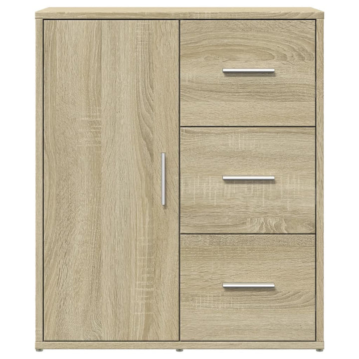 Dressoir 60x31x70 cm bewerkt hout sonoma eikenkleurig