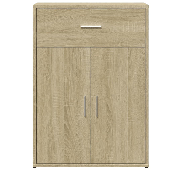 Dressoir 60x30x84 cm bewerkt hout sonoma eikenkleurig