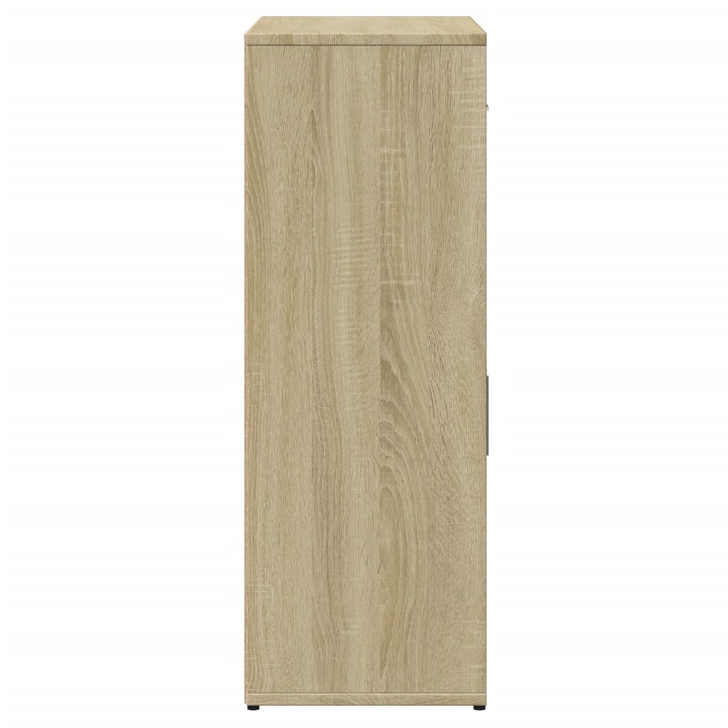 Dressoir 60x30x84 cm bewerkt hout sonoma eikenkleurig