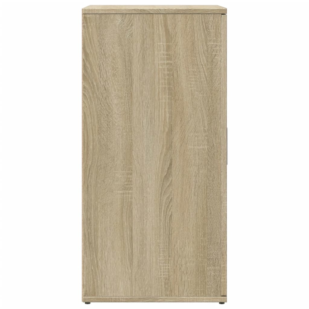 Dressoir 59x39x80 cm bewerkt hout sonoma eikenkleurig