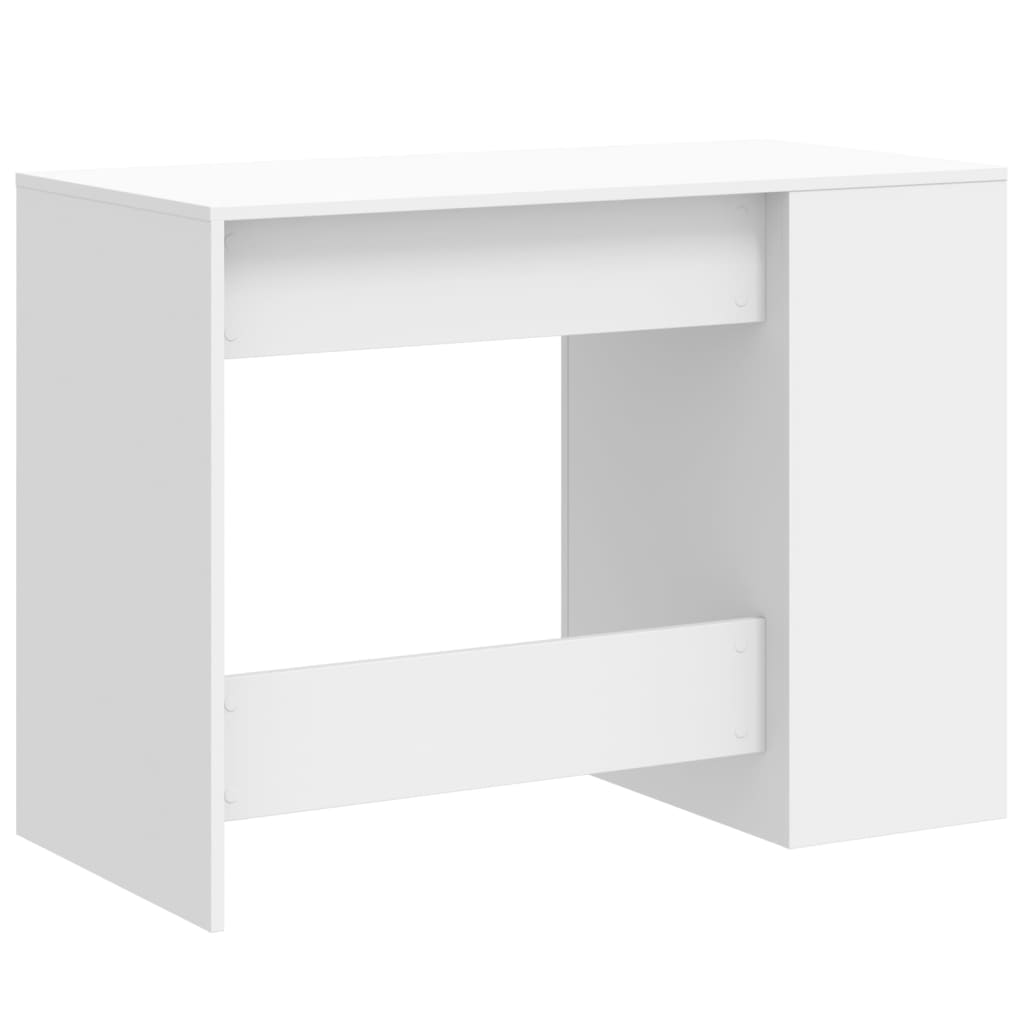 Bureau 102x50x75 cm bewerkt hout wit