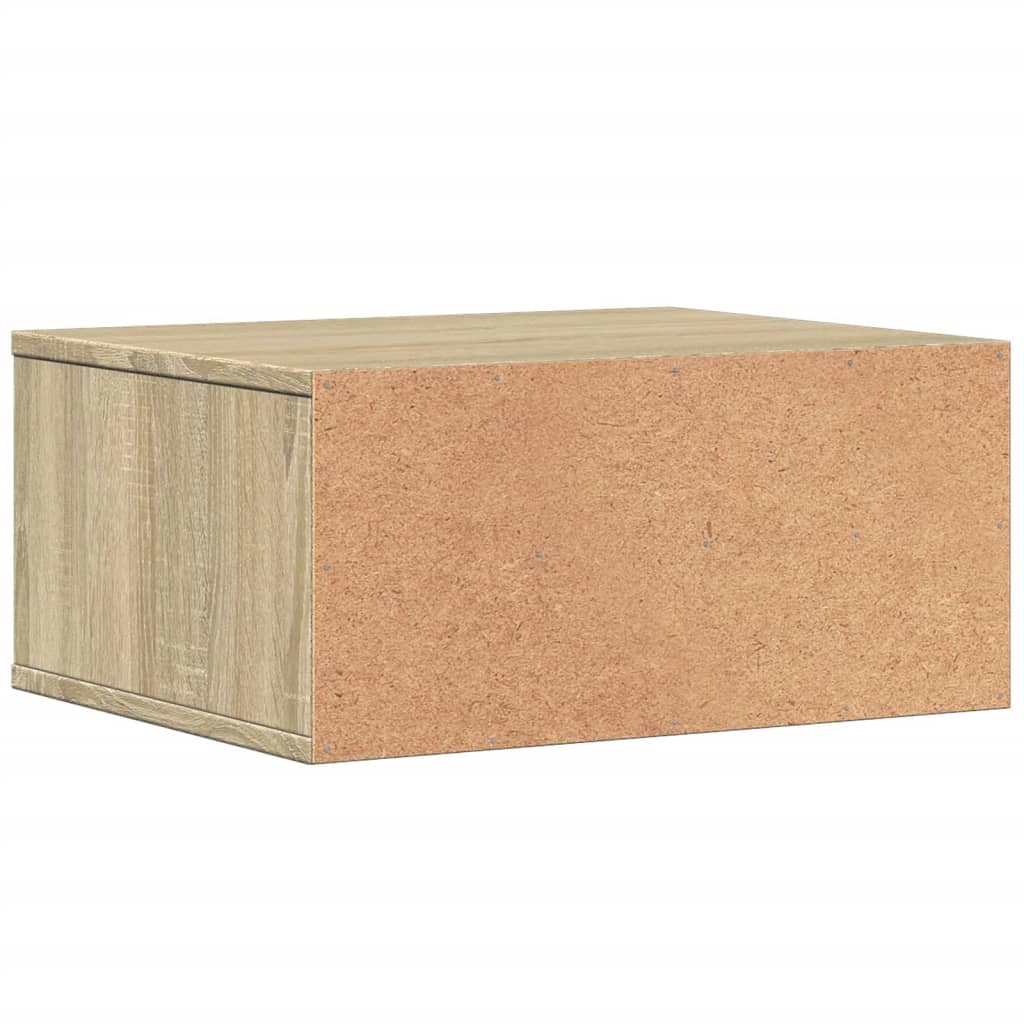 Printerkastje 49x40x22,5 cm bewerkt hout sonoma eikenkleurig