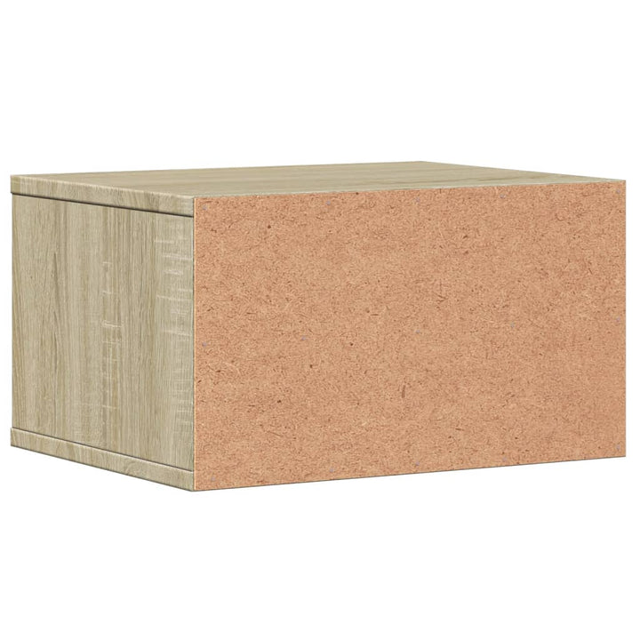 Printerkastje 40x32x22,5 cm bewerkt hout sonoma eikenkleurig