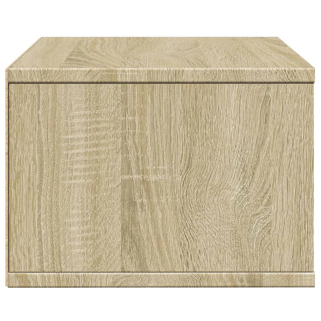 Printerkastje 40x32x22,5 cm bewerkt hout sonoma eikenkleurig