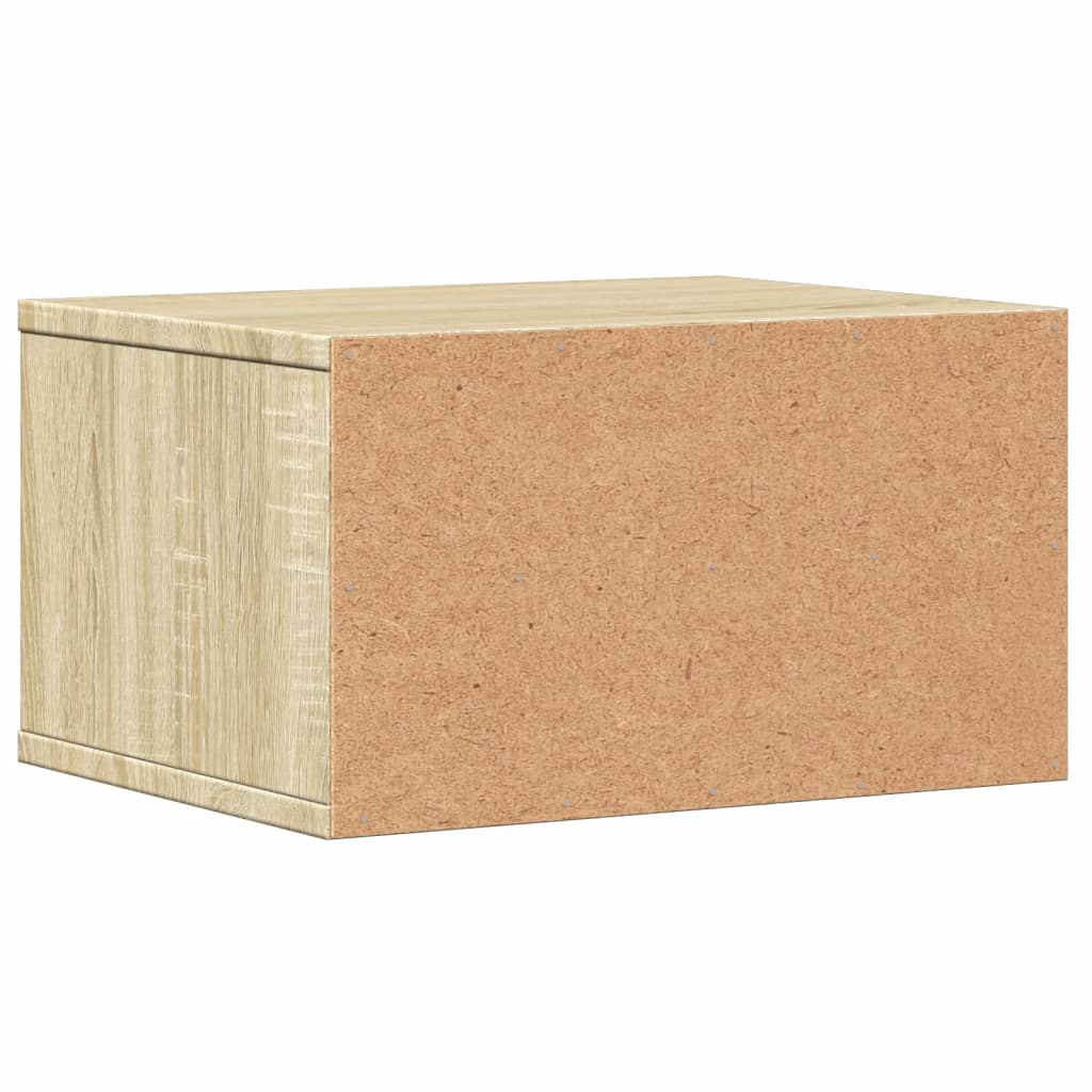 Printerkastje 40x32x22,5 cm bewerkt hout sonoma eikenkleurig