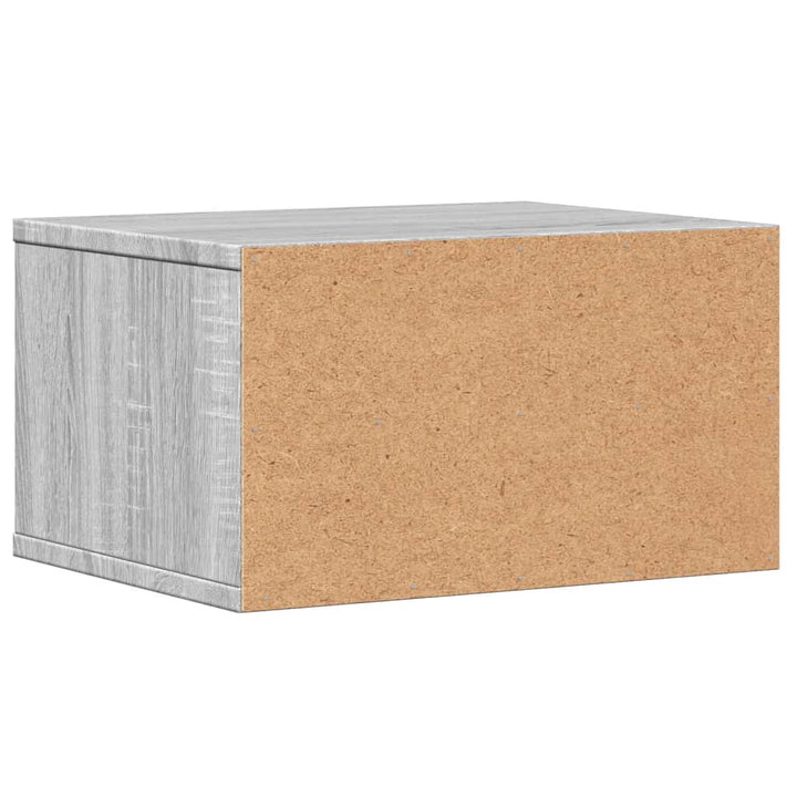 Printerkastje 40x32x22,5 cm bewerkt hout grijs sonoma eiken