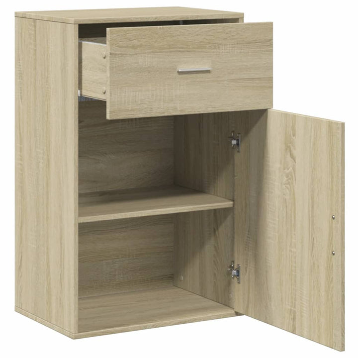 Opbergkast 56,5x39x90 cm bewerkt hout sonoma eikenkleurig