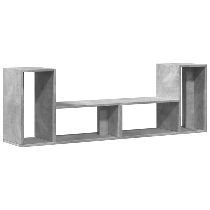 Tv-meubelen 2 st 75x30x50 cm bewerkt hout betongrijs