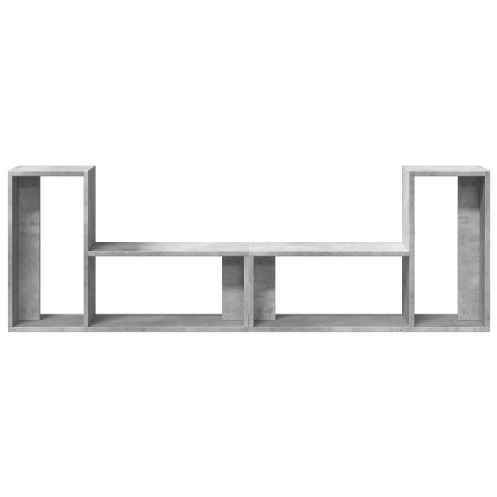 Tv-meubelen 2 st 75x30x50 cm bewerkt hout betongrijs