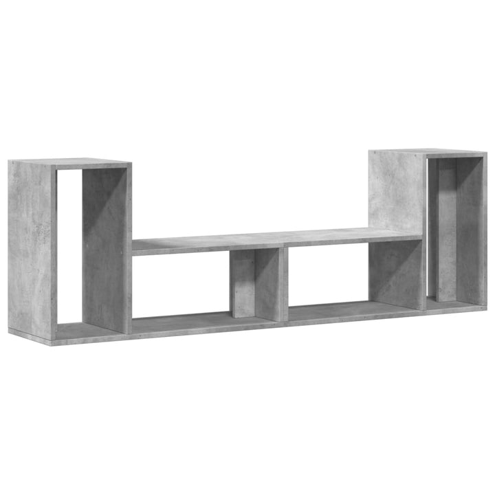 Tv-meubelen 2 st 75x30x50 cm bewerkt hout betongrijs