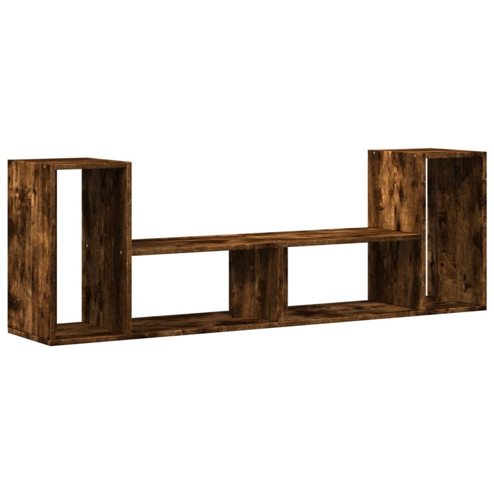 Tv-meubelen 2 st 75x30x50 cm bewerkt hout gerookt eikenkleurig