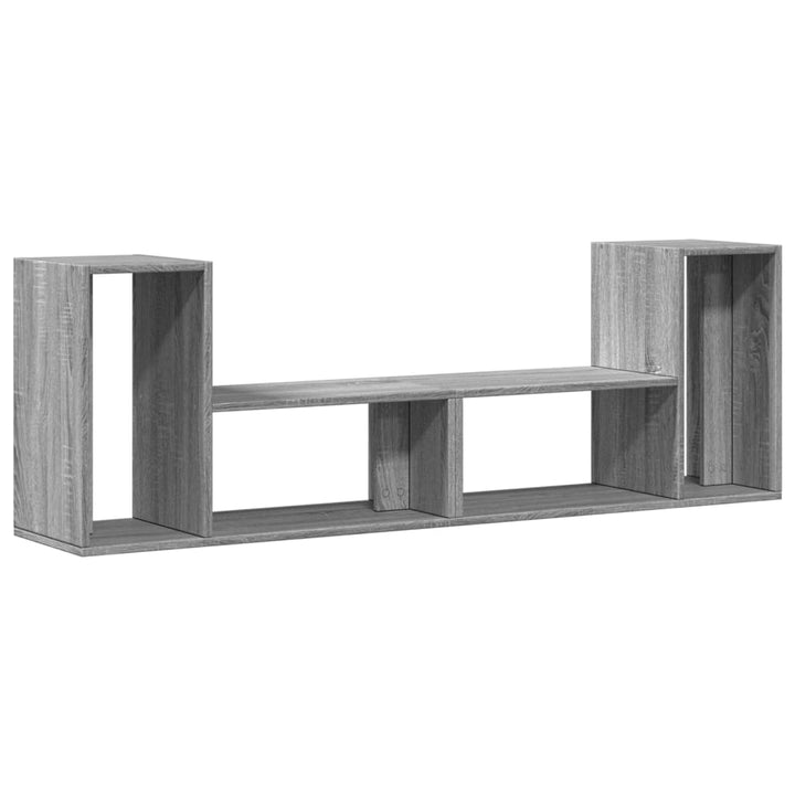 Tv-meubelen 2 st 75x30x50 cm bewerkt hout grijs sonoma eiken