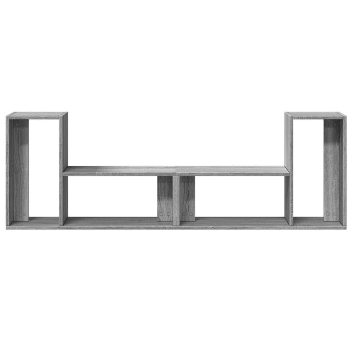 Tv-meubelen 2 st 75x30x50 cm bewerkt hout grijs sonoma eiken