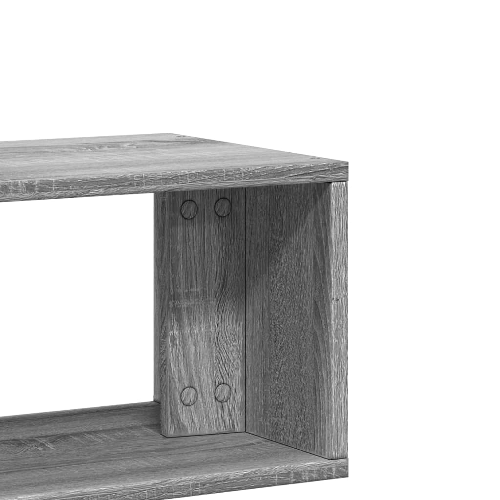 Tv-meubelen 2 st 75x30x50 cm bewerkt hout grijs sonoma eiken