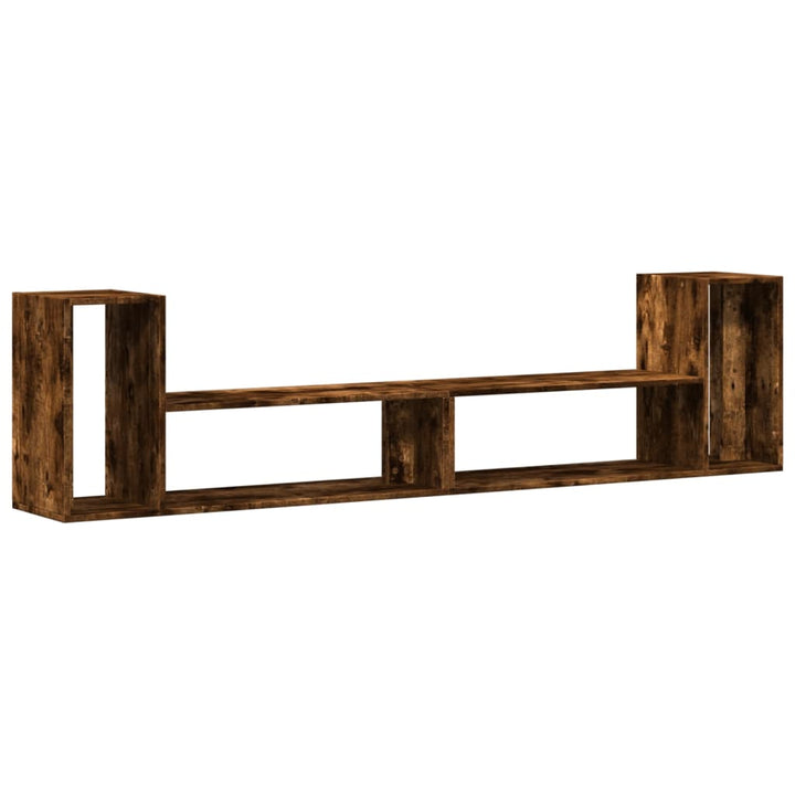 Tv-meubelen 2 st 100x30x50 cm bewerkt hout gerookt eikenkleurig