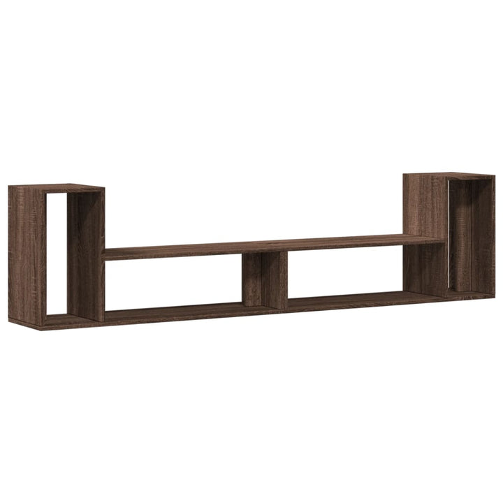 Tv-meubelen 2 st 100x30x50 cm bewerkt hout bruin eikenkleurig