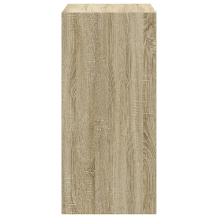 Kledingkast 77x48x102 cm bewerkt hout sonoma eikenkleurig