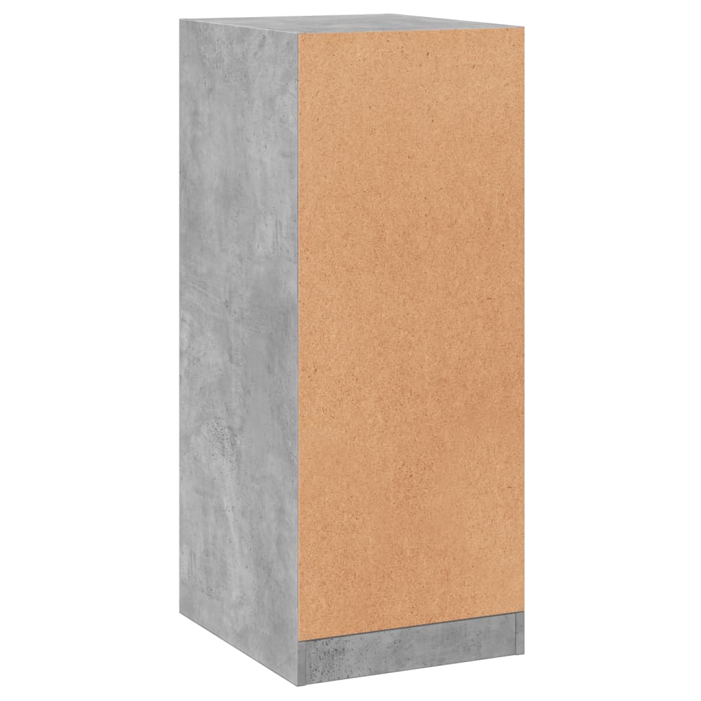 Kledingkast 48x41x102 cm bewerkt hout betongrijs