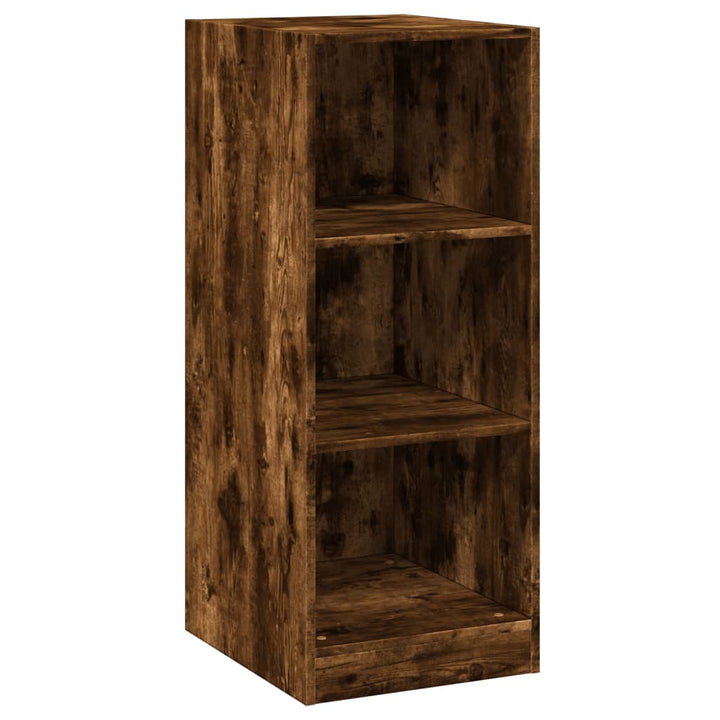 Kledingkast 48x41x102 cm bewerkt hout gerookt eikenkleurig