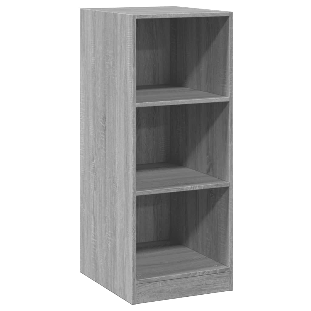 Kledingkast 48x41x102 cm bewerkt hout grijs sonoma eikenkleurig