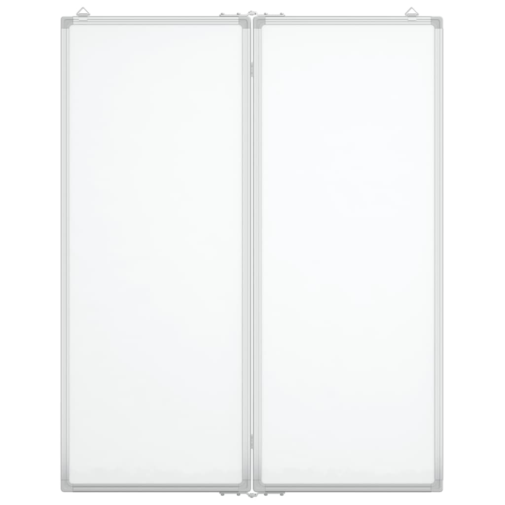 Whiteboard magnetisch inklapbaar 80x100x1,7 cm aluminium