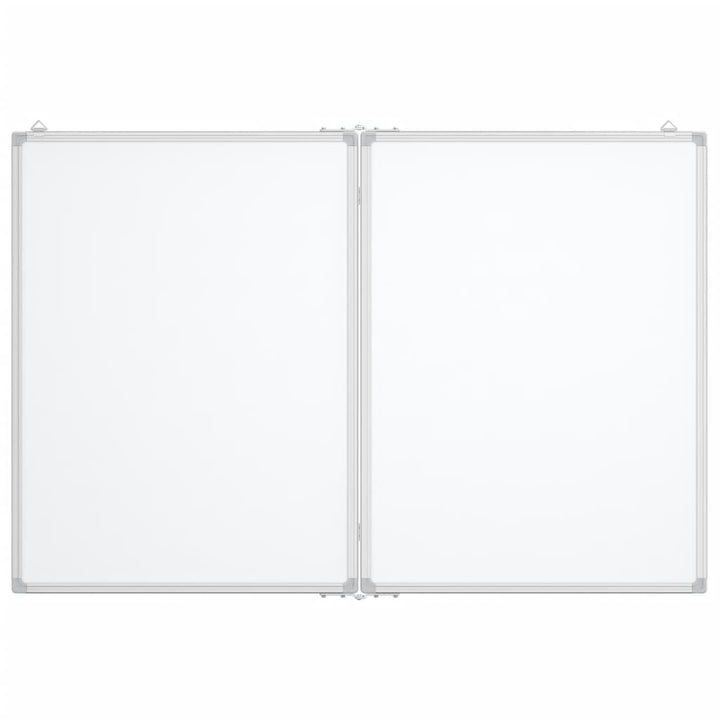 Whiteboard magnetisch inklapbaar 100x80x1,7 cm aluminium