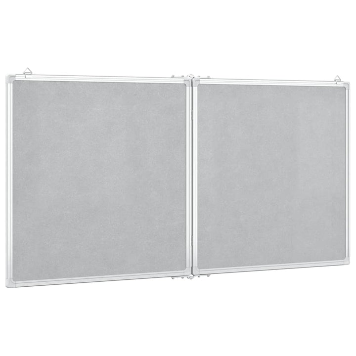 Whiteboard magnetisch inklapbaar 120x60x1,7 cm aluminium