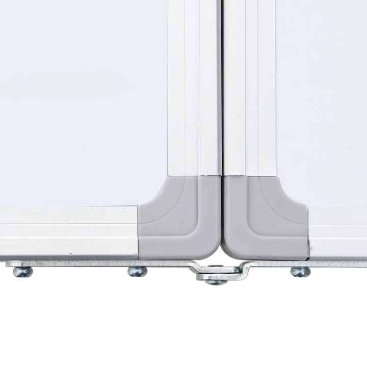 Whiteboard magnetisch inklapbaar 120x60x1,7 cm aluminium