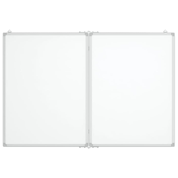 Whiteboard magnetisch inklapbaar 120x80x1,7 cm aluminium