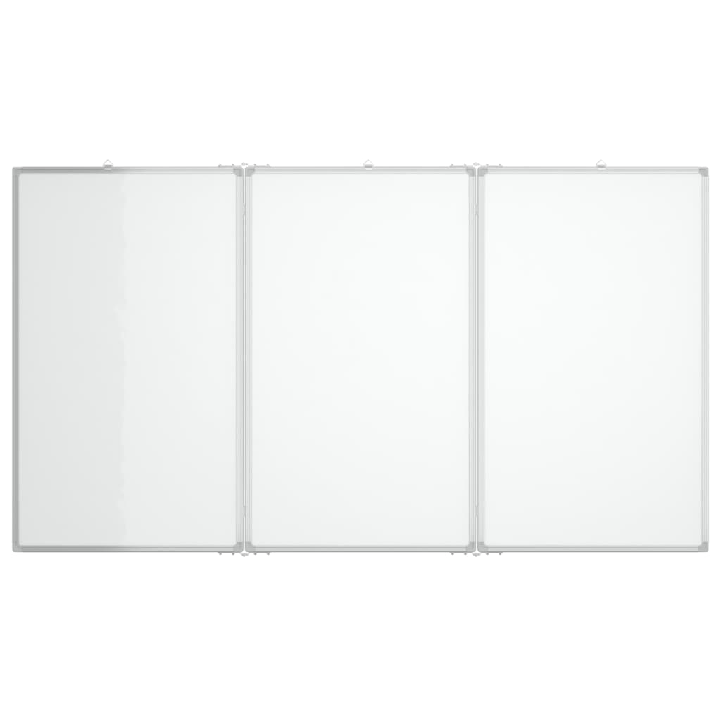 Whiteboard magnetisch inklapbaar 120x80x1,7 cm aluminium