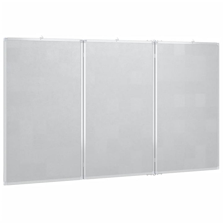 Whiteboard magnetisch inklapbaar 120x80x1,7 cm aluminium