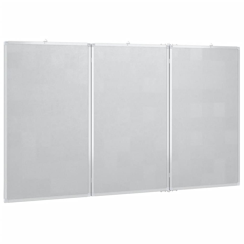 Whiteboard magnetisch inklapbaar 150x80x1,7 cm aluminium