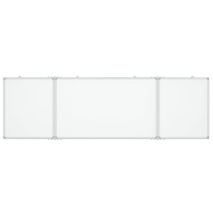 Whiteboard magnetisch inklapbaar 160x50x1,7 cm aluminium