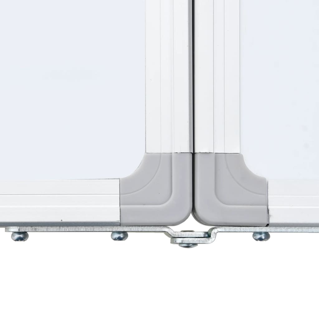 Whiteboard magnetisch inklapbaar 200x60x1,7 cm aluminium