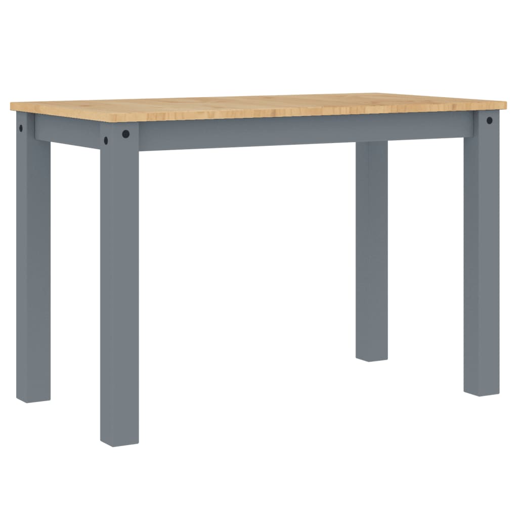 Eettafel Panama 117x60x75 cm massief grenenhout grijs