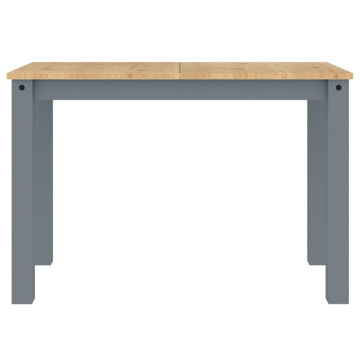 Eettafel Panama 117x60x75 cm massief grenenhout grijs