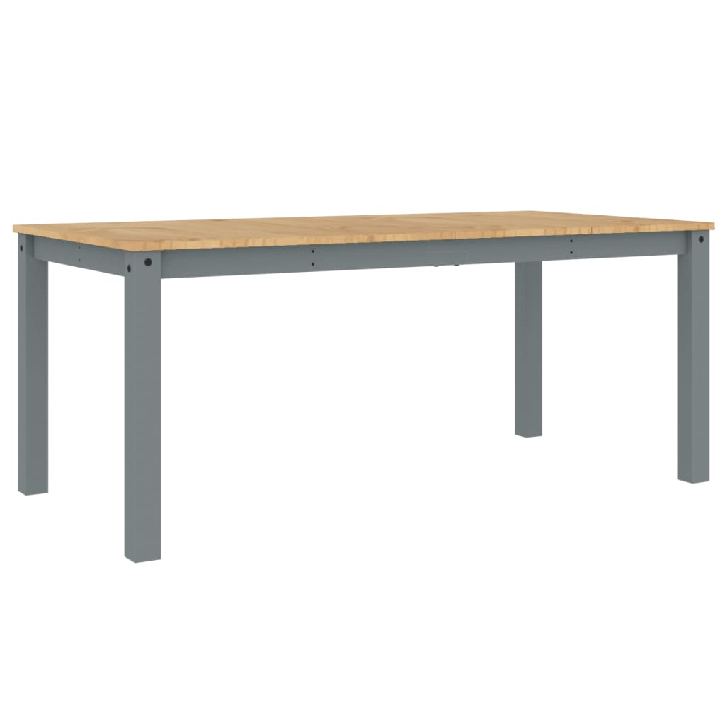 Eettafel Panama 180x90x75 cm massief grenenhout grijs