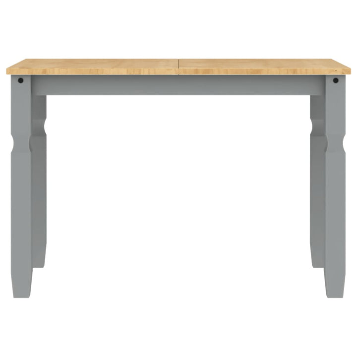 Eettafel Corona 112x60x75 cm massief grenenhout grijs