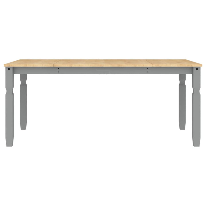 Eettafel Corona 180x90x75 cm massief grenenhout grijs