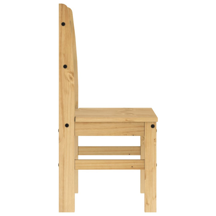 Eetkamerstoelen 2 st 40x46x99 cm massief grenenhout