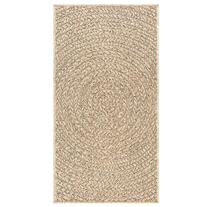 Vloerkleed ZIZUR binnen en buiten 60x110 cm jute look