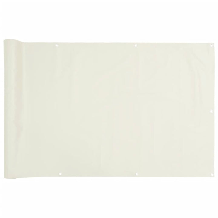 Tuinscherm 700x75 cm PVC wit