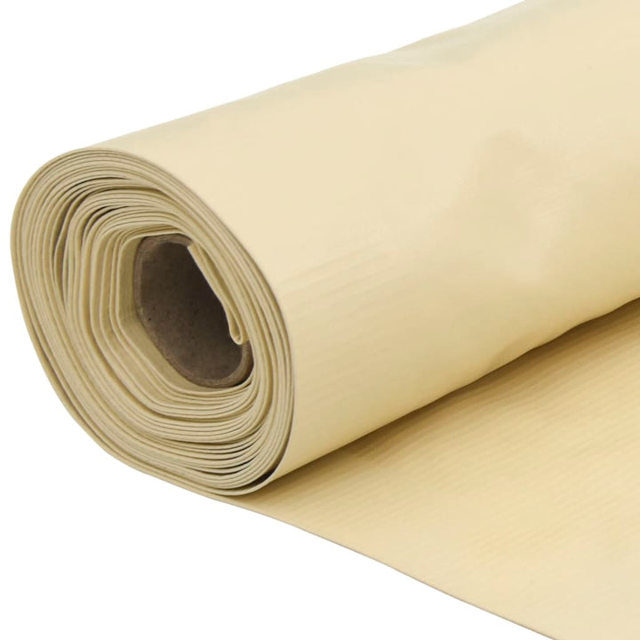 Balkonscherm 800x120 cm PVC crèmekleurig