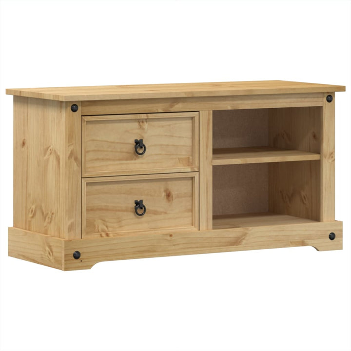 Tv-meubel Corona 100x40x52 cm massief grenenhout