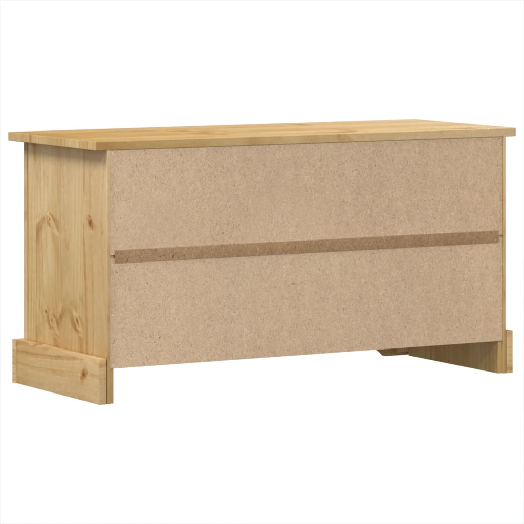 Tv-meubel Corona 100x40x52 cm massief grenenhout