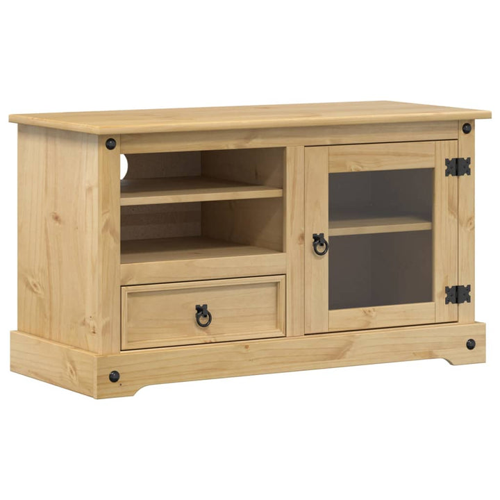 Tv-meubel Corona 100x45x58 cm massief grenenhout