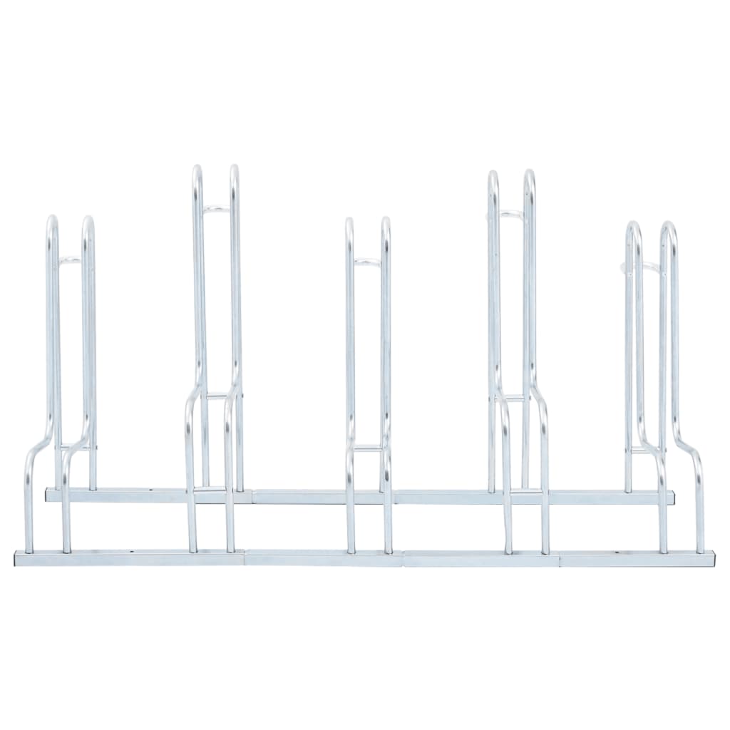 Fietsenstandaard voor 5 fietsen vrijstaand gegalvaniseerd staal