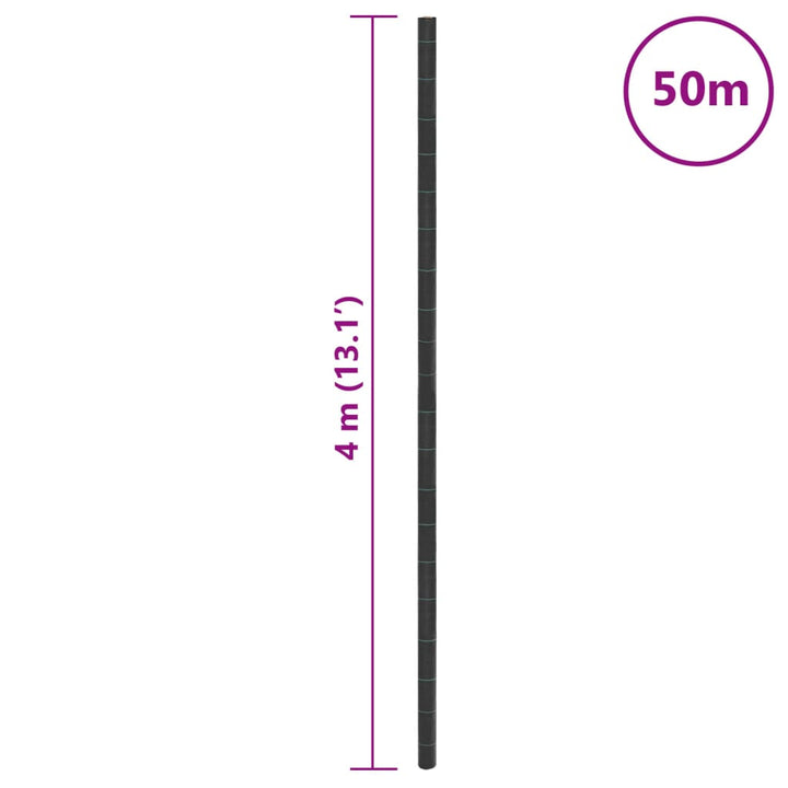 Worteldoek 4x50 m polypropeen zwart