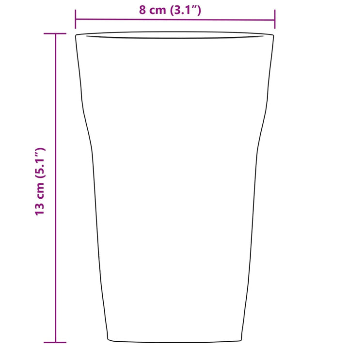 Bierglazen 6 st 415 ml