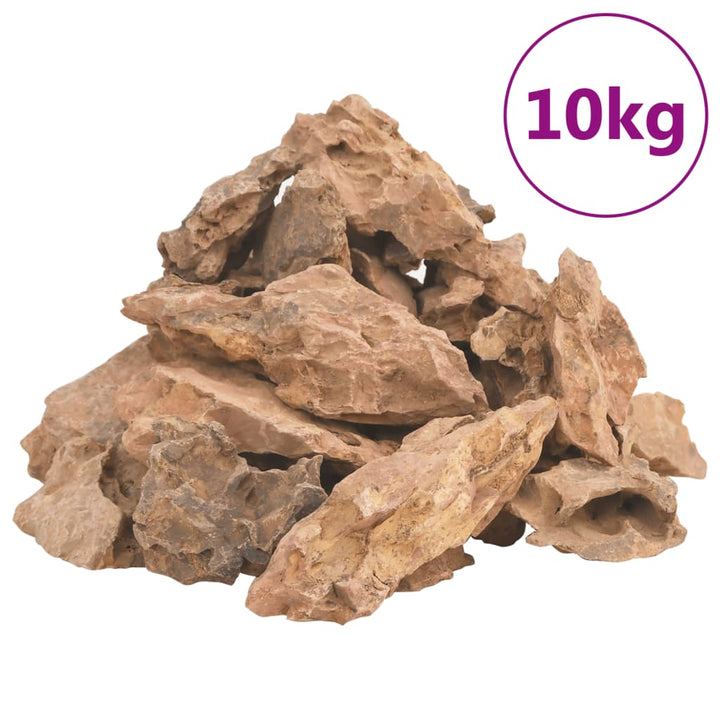 Drakenstenen 10 kg 1-10 cm bruin